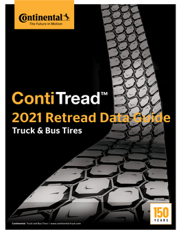 2021 Retread Data Guide Truck & Bus Tires