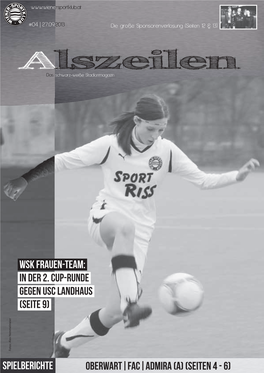 Alszeilenlszeilen Das Schwarz-Weiße Stadionmagazin