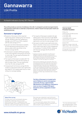 Gannawarra LGA Profile