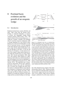 8 Foreland Basin Evolution and the Growth of an Orogenic Wedge