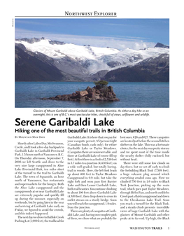 Serene Garibaldi Lake Hiking One of the Most Beautiful Trails in British Columbia by Mountain Man Dave Garibaldi Lake