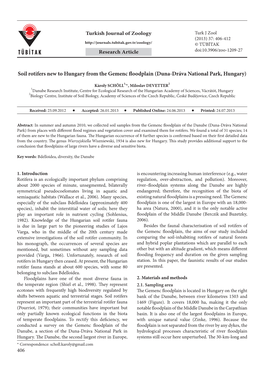 Soil Rotifers New to Hungary from the Gemenc Floodplain (Duna-Dráva National Park, Hungary)