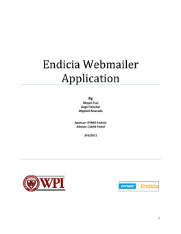 Endicia Webmailer Application