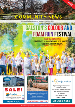 Galston'scolourand Foamrunfestival