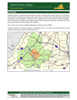 Amherst County Profile Information