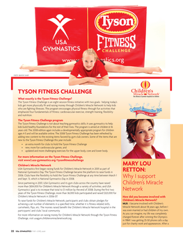 Tyson Fitness Challenge Mary Lou Retton