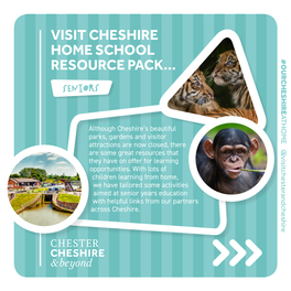 VISIT CHESHIRE HOME SCHOOL RESOURCE PACK... #OURCHESHIRE SENIORS ATHOME @Visitchesterandcheshire