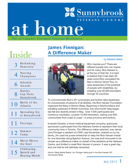 James Finnigan: a Diﬀ Erence Maker