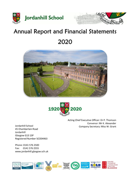 Annual Report and Financial Statements 2020