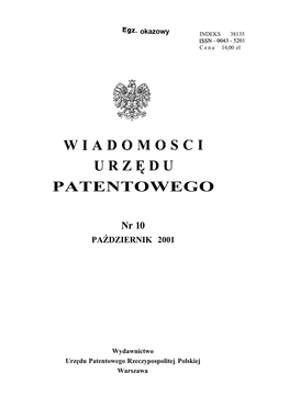 Wiadomości Urzędu Patentowego