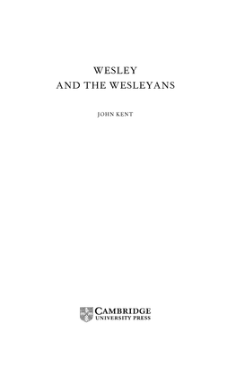 Wesley and the Wesleyans