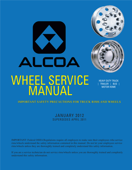 Alcoa Wheel Service Manual