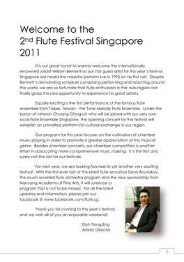 The 2Nd Flute Festival Singapore 2011