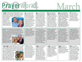 Prayerworld Staff Transition and Explains All That’S Involved in the Job