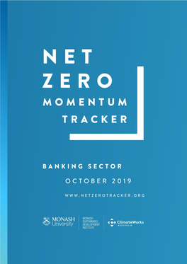 Net Zero Momentum Tracker for the Banking Sector