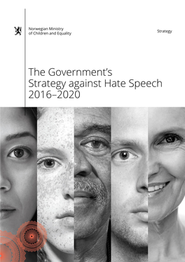 The Government's Strategy Against Hate Speech 2016–2020