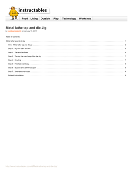 Metal Lathe Tap and Die Jig by Coolbeansbaby68 on January 19, 2012