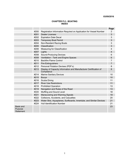 Boating Index