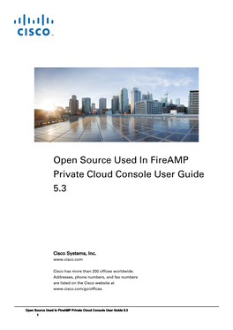 Open Source Used in AMP for Endpoints Connector