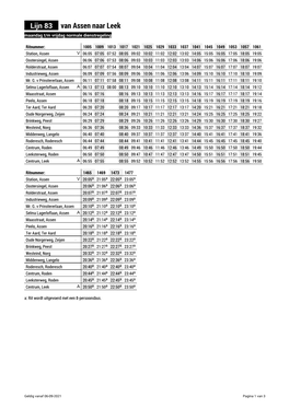 Lijn 83 Van Assen Naar Leek Maandag T/M Vrijdag Normale Dienstregeling