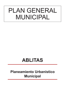 Plan General Municipal