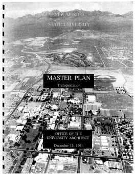 NMSU Transportation Master Plan 1992