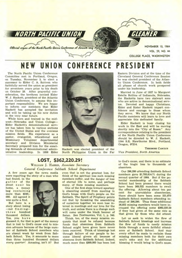 The North Pacific Union Gleaner for 1964