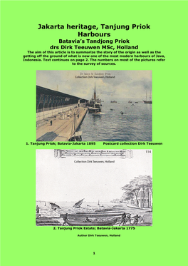 Jakarta Heritage, Tanjung Priok Harbours