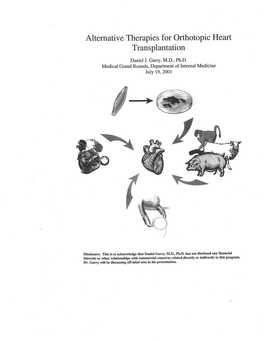Alternative Therapies for Orthotopic Heart Transplantation