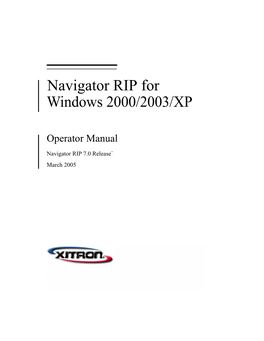 Navigator 7 Operator Manual-R50622.Book