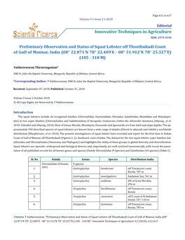 Innovative Techniques in Agriculture ISSN: 2575-5196