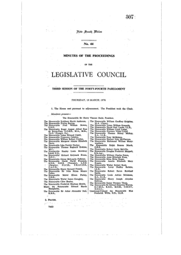 Legislative Council