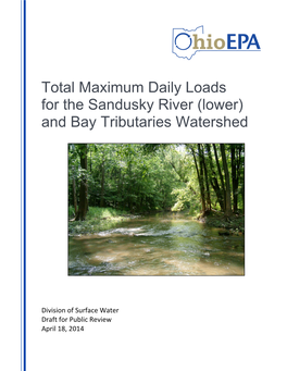 Sandusky River (Lower) and Bay Tributaries Watershed