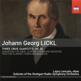 JOHANN GEORG LICKL, AUSTRO-HUNGARIAN CRAFTSMAN by Lajos Lencsés