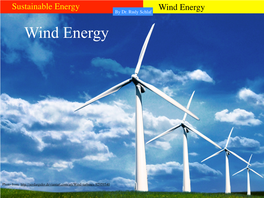 Wind Energy Wind Energy