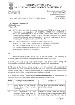 Government of India M1nistry of Road Transport & Highways