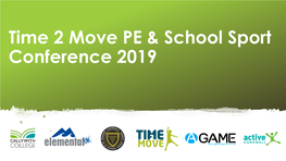 Cornwall County PE & School Sport Conference 2018