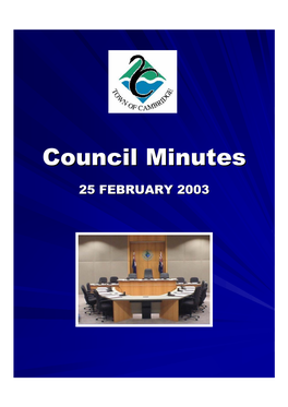 Council Minutesminutes