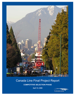 Canada Line Final Project Report