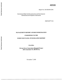 World Bank Document