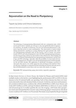 Rejuvenation on the Road to Pluripotency