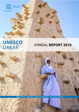 UNESCO DAKAR ANNUAL REPORT 2016 UNESCO - Dakar Annual Report 2016