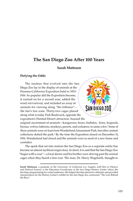 The San Diego Zoo After 100 Years