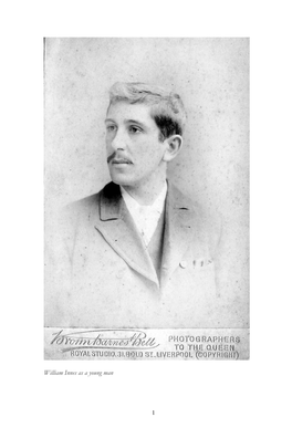 William Innes As a Young Man