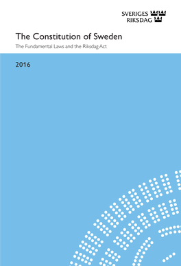 The Constitution of Sweden(Pdf, 1009