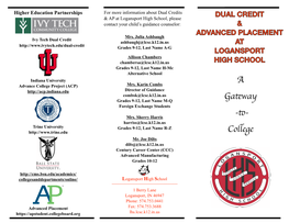 LHS Dual Credit Brochure