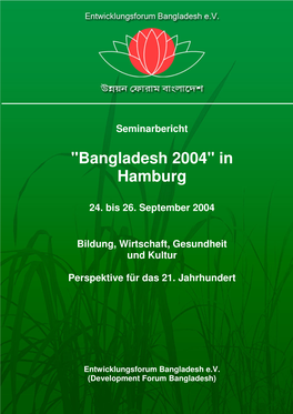 "Bangladesh 2004" in Hamburg