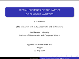 Of Epigroup Varieties