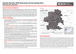 Situation Overview: Idleb Governorate and Surrounding Areas North-West Syria, May 2018