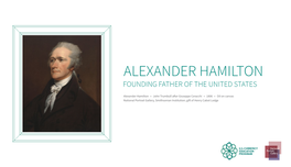 Alexander Hamilton: the $10 Note Brochure